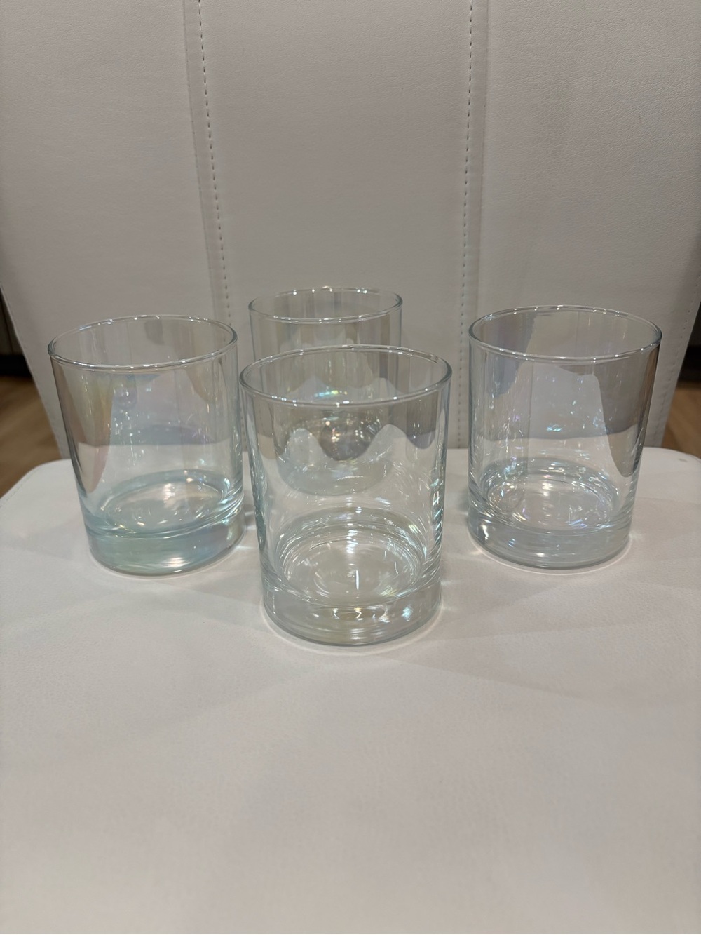 Set of 4 Iridescent Drinking Glasses